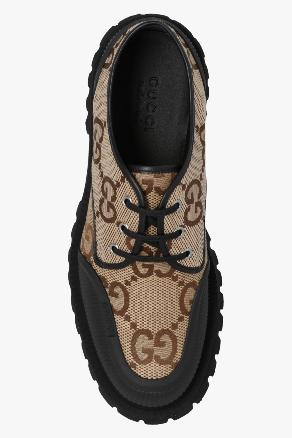 Canvas on sale gucci shoes